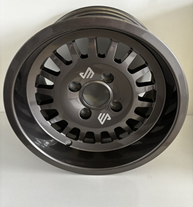 8J x 13 inch JM Wheels 122mm backspace gun metal